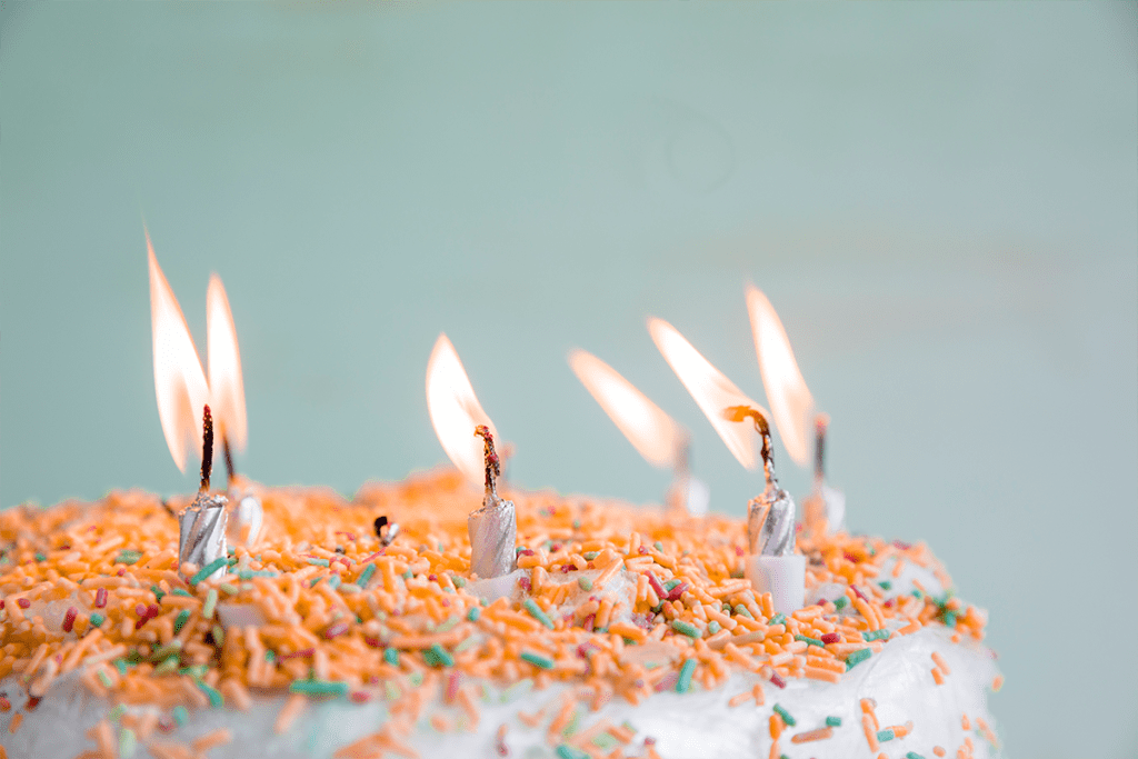 tartas saludables de cumpleaños